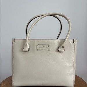 Kate Spade Ivory Tote Bag